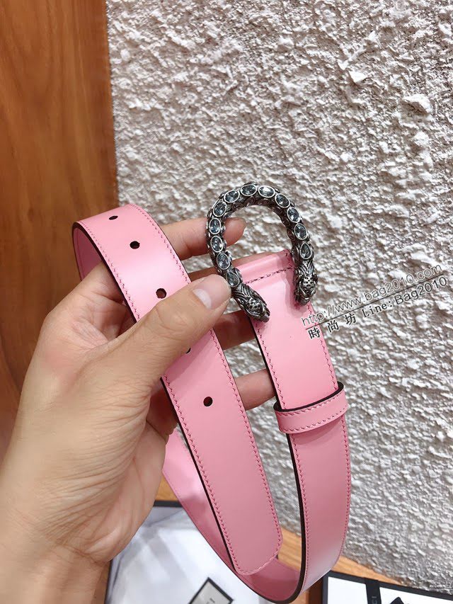 Gucci女士皮帶 古奇2020早秋系列 古奇經典雙G標識  jjp1062
